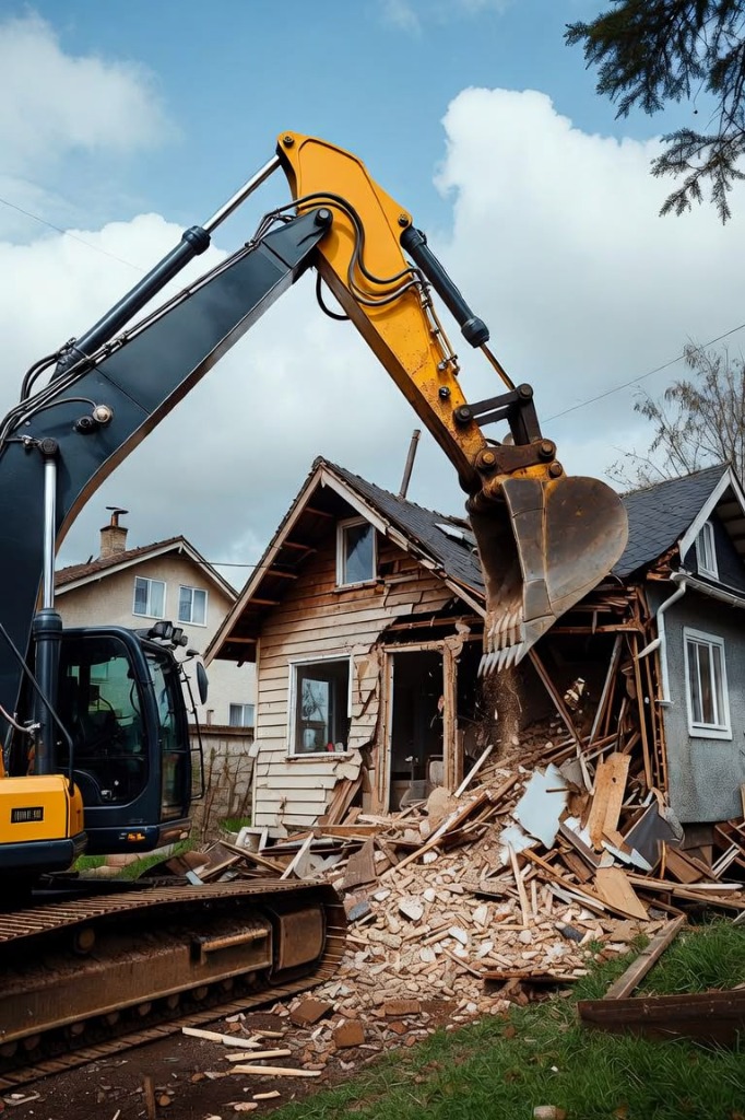 Einfamilienhaus Abriss
